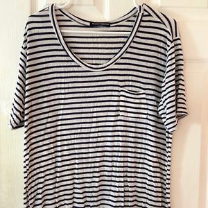 Brandy Melville over-sized striped tee